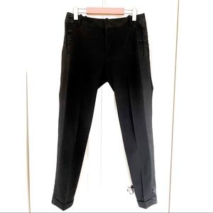Zara Black Suit Pants w/Satin Effect Side Band 🖤